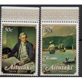 Aitutaki ( Australie ) Timbres James Cook 1979