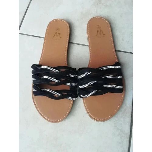 Mules - Claquettes Taille 39 - 39,5 ( Petit 40 ).