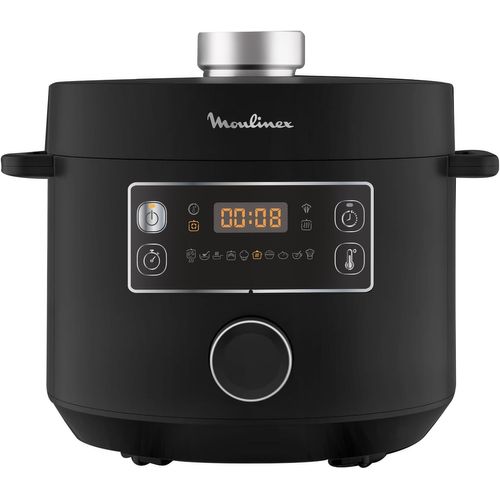 LETNERNY-Epic Turbo Cuisine Ce7548 Autocu ur Électrique 1090 W 10 Programmes Automatiques Panier Vapeur, Métal, Noir