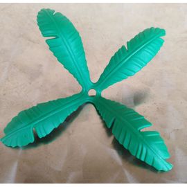 Playmobil Accessoire Arbre - Feuille De Palmier - Trou Central