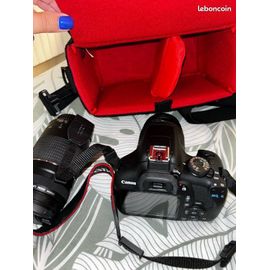 Canon EOS 2000D reflex 24.1 mpix + Objectif EF-S 18-55 mm f/3.5-5.6 IS II + Objectif EF 75-300 mm f/4-5.6 III + Sac SB130