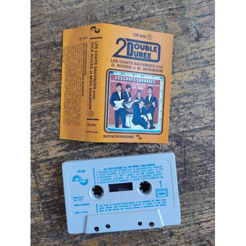 Les Chats Sauvages Avec Dick Rivers Et M Shannon Cassette Audio Double Durée Sonopresse