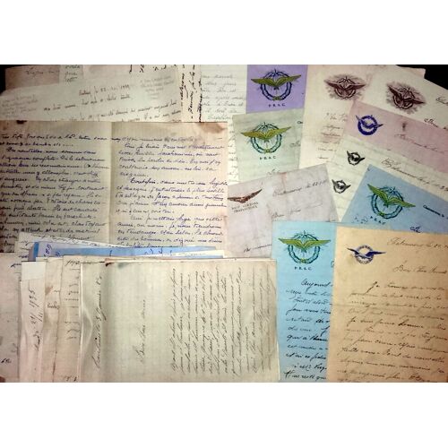 Lot D'une Centaine De Lettres Famille Gardes 1923-1943