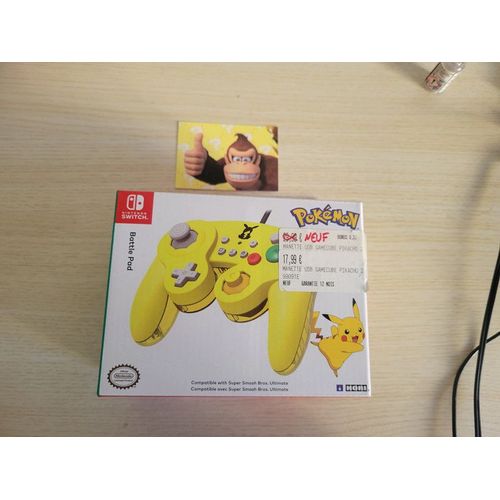 Manette Switch Battle Pad Gamecube Pokemon Pikachu/ M4