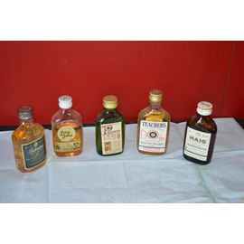 Lot 5 Mignonnettes Whisky Pleines