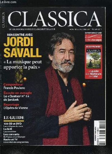 Classica N°133 Rencontre Avec Jordi Savall