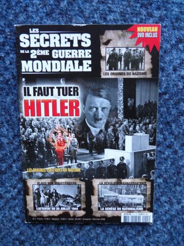 Les Secrets De La Deuxième Guerre Mondiale N°1 De Décembre 2008 Sans Le Dvd