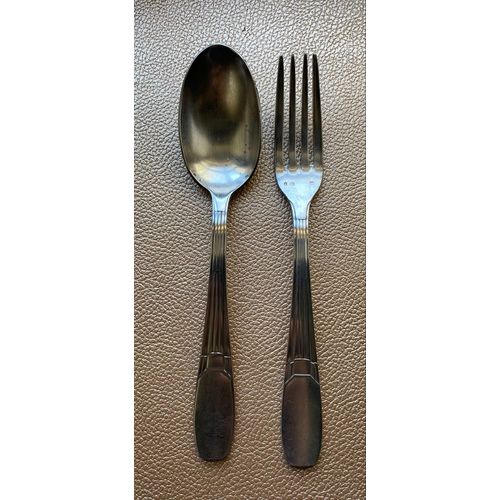 Couverts Baptême Métal Argenté 