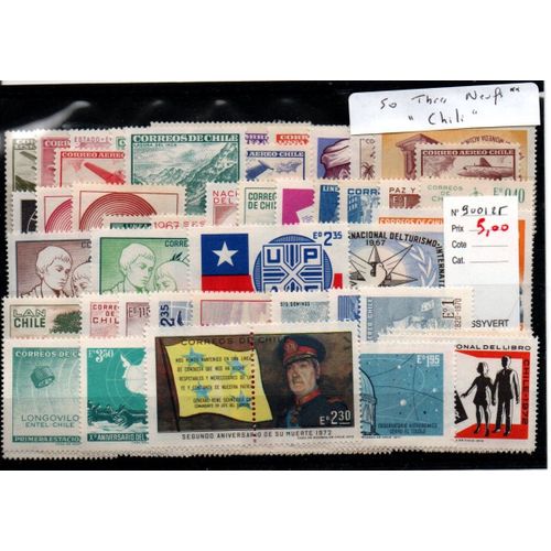 Lot Timbres Du Chili Neufs (900125)