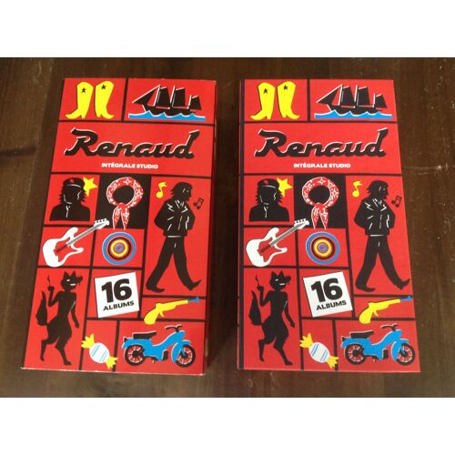 Renaud L Intégrale Studio De 2012 16 Albums Avec Le Double Cd Les Introuvables Volumes 1 Et 2