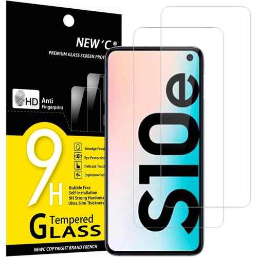 Pack Of 2 Tempered Glass Screen Protectors For Samsung Galaxy S10e - Bubble-Free - Ultra Resistant (0.33 Mm Hd Ultra Transparent) 9h Hardness Glass