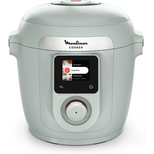 ASFASFq-Cookeo Wifi 10-en-1, Multicuiseur intelligent haute pression, 10modes de cuisson, Rapide, Sans surveillance, Guide de cuisson pas à pas, 6 L, CE96G310
