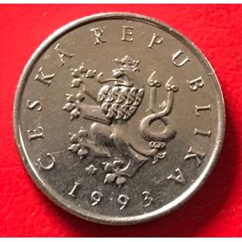 1 Koruna - 1993 L - Republique Tcheque