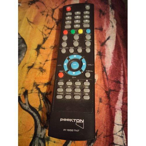 Télécommande/Remote PEEKTON IR 1655/1656/1657 TNT