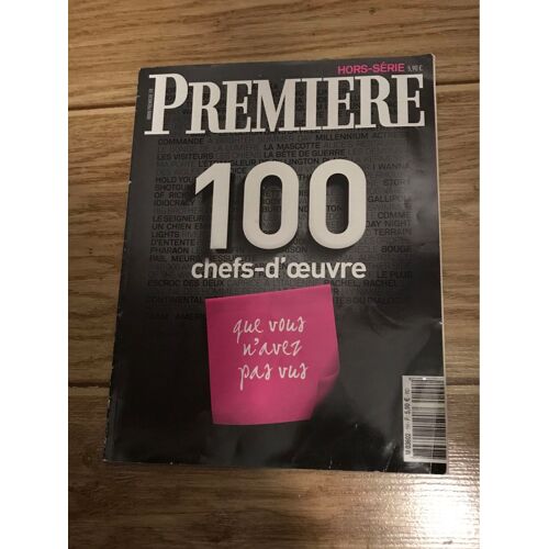 Revue Première 100 Chefs D’?Uvre Que Vous N’Avez Pas Vus