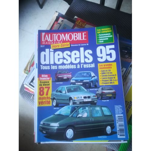 L Automobile Hors Serie 9412 De 1994 Peugeot 106,Golf,Laguna,Xantia,Peugeot 306,405,Xm,Fiat Croma,Peugeot 605,Safrane