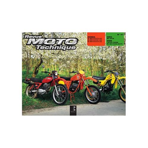 Revue Moto Technique Numero 41 : Hiro Mx 125 Ra Et /Honda Xls 250-400-500