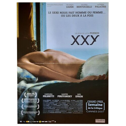 Xxy - Véritable Affiche De Cinéma Pliée - Format 40x60 Cm - De Lucía Puenzo Avec Ricardo Darin, Valeria Bertuccelli, German Palacios - 2017