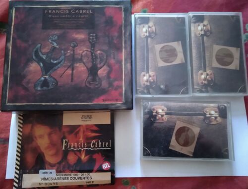 Francis Cabrel Coffret Cassettes Audio "D'une Ombre À L'autre"