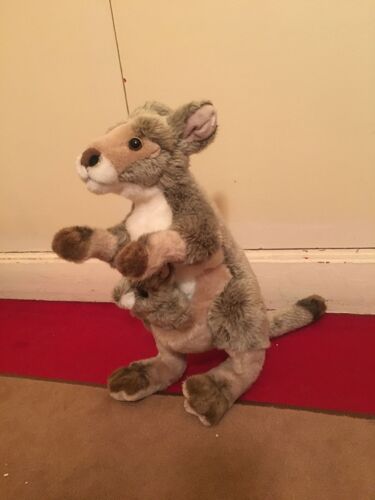 Peluche Kangourou 45 Cm Avec Petit