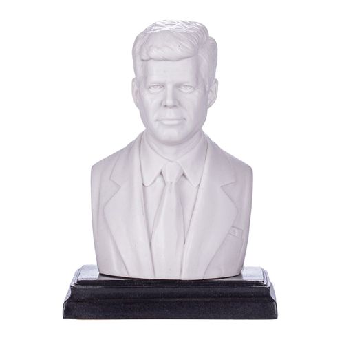 buste / statue en marbre du président américain John F. Kennedy 13,5 cm
