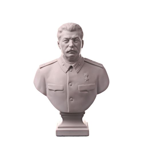 buste / statue en marbre du leader russe soviétique Joseph Staline 24 cm