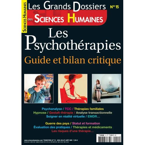 Sciences Humaines - Les Grands Dossiers - Trimestriel N° 15 - Juin-Juillet-Août 2009