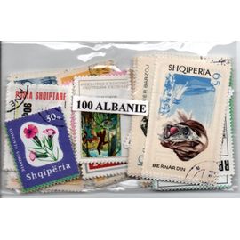 Lot 100 Timbres D'albanie