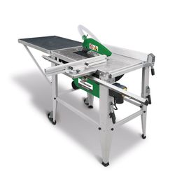 Scie sur table universelle mobile hauteur de coupe 90 mm 2,8 kW 400V y comprise lame de scie circulaire dia 315 mm Holzstar TKS316PRO 400V