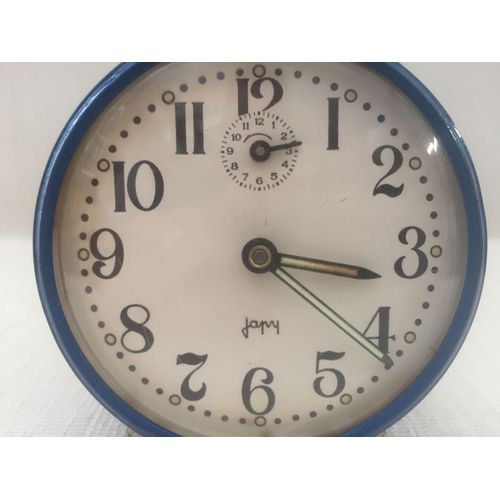 Ancien Pendulette Reveil Matin Vintage 70' Japy (Jaz - Peter Uhren) Germany