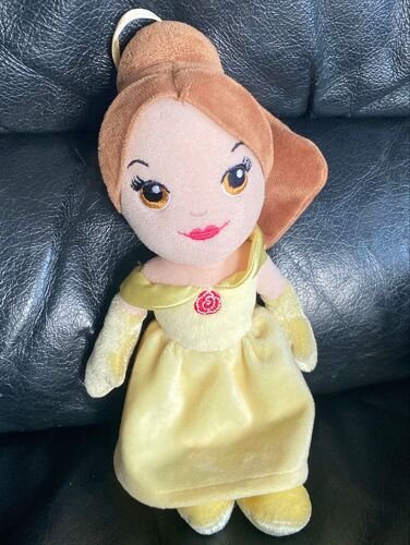 Peluche Belle La Belle Et La Bête Disney Jaune Et Marron 24cm