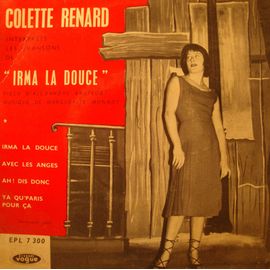 Colette Renard Irma La Douce/Avec Les Anges/Ya Qu'paris Pour Ça Bo Ep Vogue