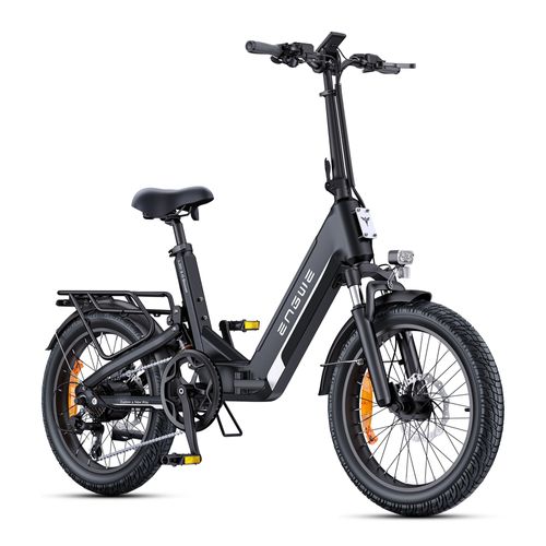 Engwe L20 3.0 Boost - Vélo Électrique Pliable 20" - Batterie Amovible 48v13.5ah - Autonomie 100km - Frein À Disque Hydraulique - Noir