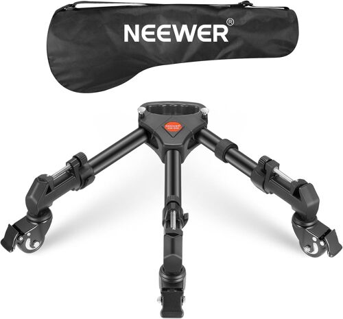 NEEWER Dolly Trépied Robuste Professionnel Photographique avec Roulette en Caoutchouc et Monture Réglable pour Nikon Sony DSLR Caméra Caméscope Photo Vidéo Eclairage