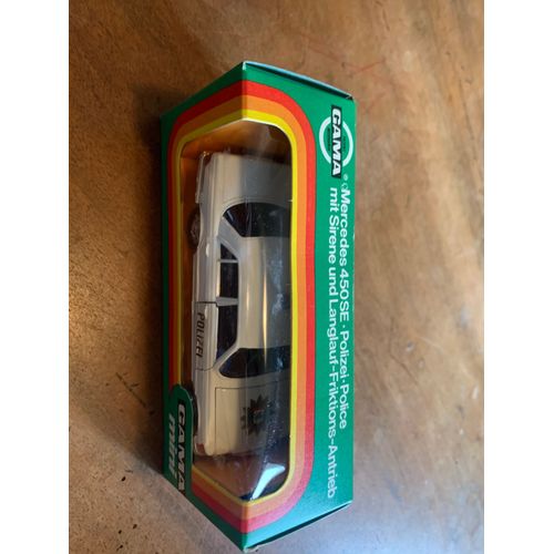 Mercedes 450 Se Polizei Gama Mini 9681 Avec Boîte-Gama