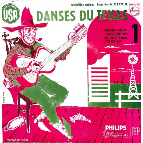 Manning Smith Et Ses Cow-Boys : Danses Du Texas 1 - Southern Medley - Leather Breeches / Red River Valley - Johnson Rag