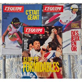 Lot De 3 L'équipe Magazine N° 527 - 528 - 552 Jeux Olympiques 1992 Albertville Et Barcelonne Médailles Françaises
