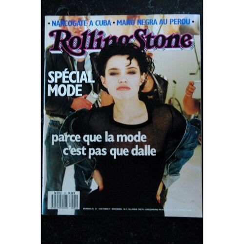 Rolling Stone 1989 10 Béatrice Dalle Special Mode Mano Negra Ray Lema Lanois - 1989 10