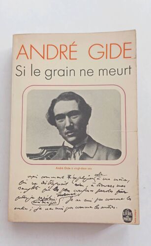Livre Collector André Gide : Si Le Grain Ne Meurt, Livre De Poche De 1966. Très Bon État.