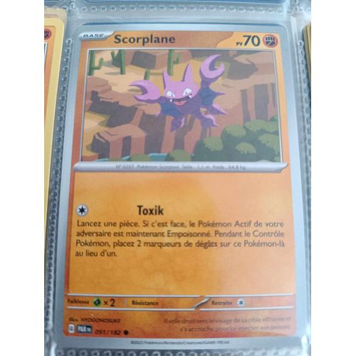 Commune - Pokemon - Faille Paradoxe - Scorplane 91/182