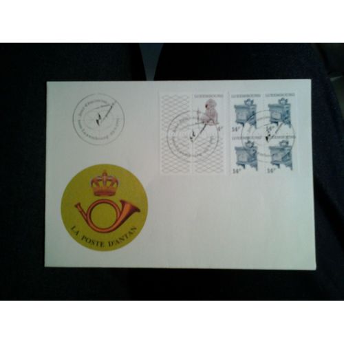 Luxembourg-Obl 1er Jour-1991-Michel N°7-8