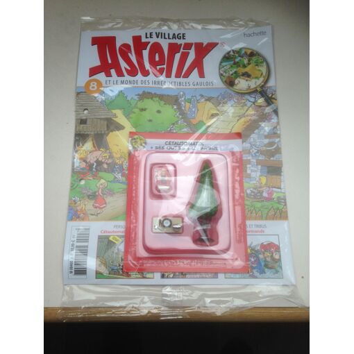 Figurine Collection Village D'Astérix - Mme Agécanonix Conviviale Banquet Palissade (Hachette/Plastoy 2016)