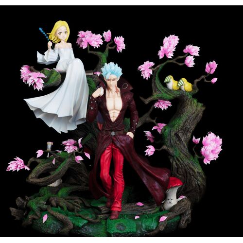 Statue Ban & Elaine - Seven Deadly Sins