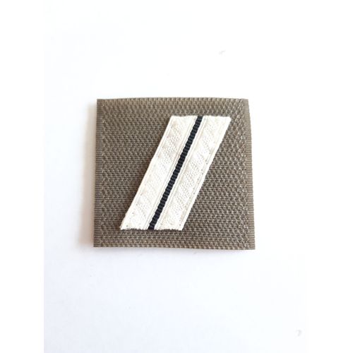 Grade Velcro De Poitrine Neuf Blanc Sur Fond Kaki Grade Maréchal Des Logis