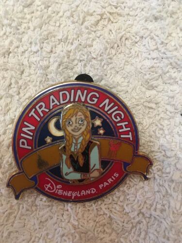 Pins Trading Night La Reine Des Neiges Anna Disney Disneyland Paris Edition Limitée Neuf