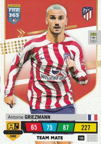 Carte Foot Panini - Adrenalyn Xl Fifa 365 - 2023 - N° 160 - Antoine Griezmann - Atletico Madrid