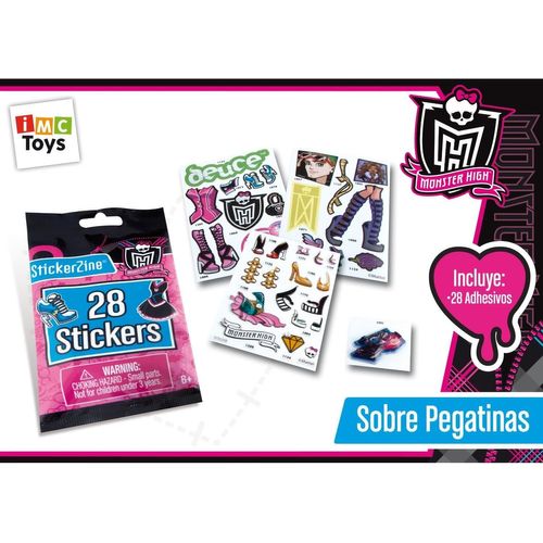 Recharges De 28 Stickers Monster High Pour Stickerzine