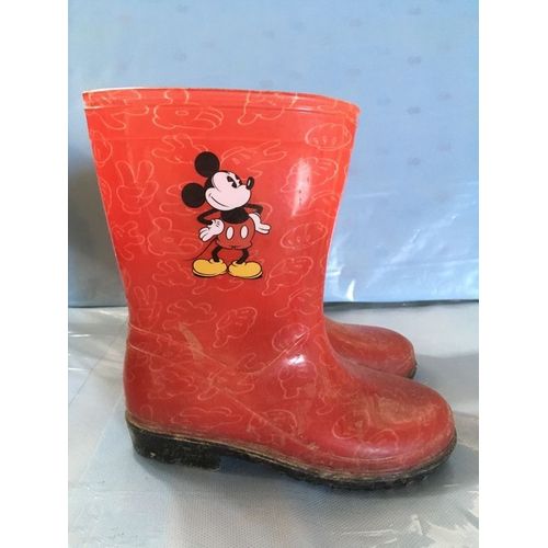 Bottes Caoutchouc Disney Mickey Quasi Neuves - Pointure 27