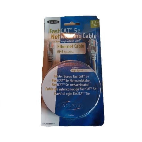 CABLE ETHERNET RJ 45 MALE/MALE LONGUEUR 2.1 METRES DE MARQUE BELKIN