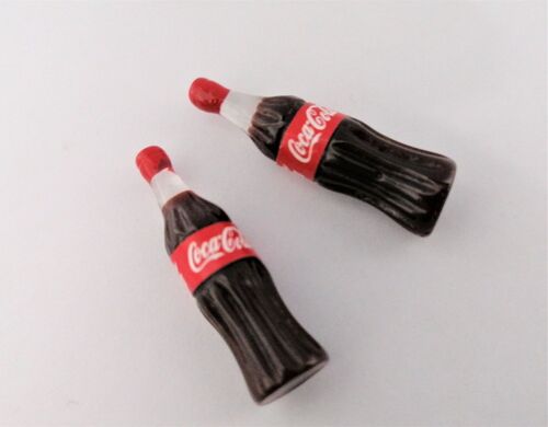 Dollhouse - Maison Poupées - Miniature - Lot 2 Bouteilles Soda Cola